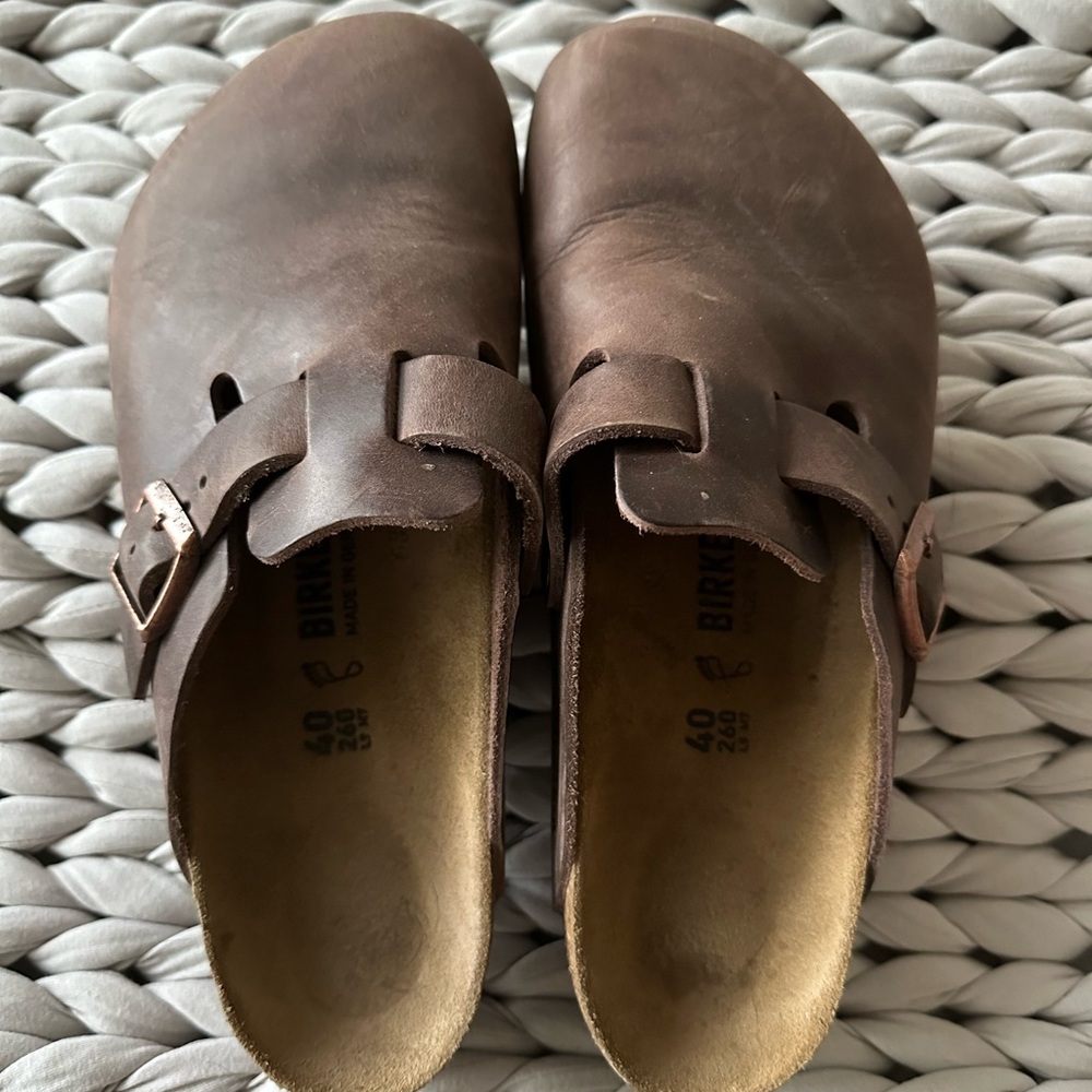 Birkenstock Boston Oiled Leather Habana